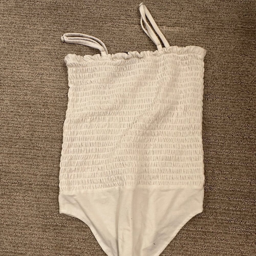 Ribbed Sleeveless Bodysuit